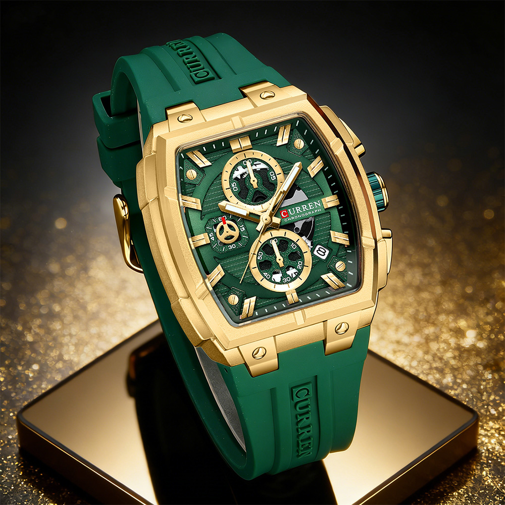 Luxury Watch And Bracelet - CURREN Orologio vintage di lusso da
