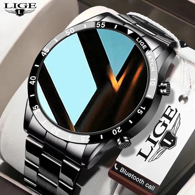 Luxury Watch German - LIGE Nuovo Bluetooth Chiama Astuto Della