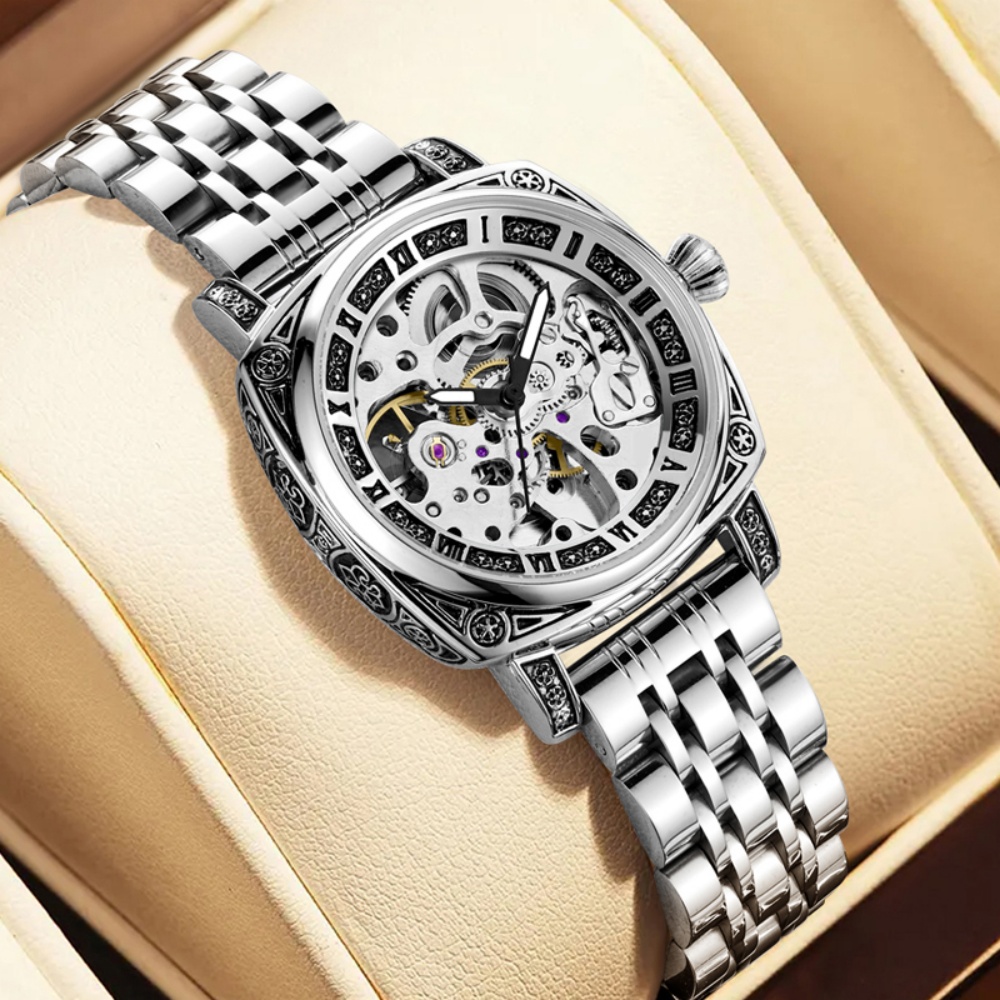 Luxury Watch Value - Orologio Meccanico da Donna Personalizzato con