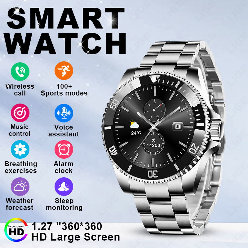 LIGE 2026 Smartwatch con Scher - Luxury Watch German recensione e prezzo