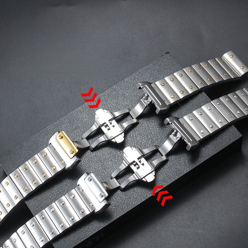 Cinturino per orologio in acci - Cartier Watch Santos recensione e prezzo