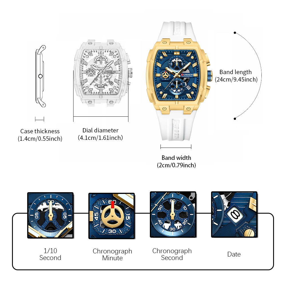 CURREN Orologio vintage di lus - Luxury Watch And Bracelet recensione e prezzo