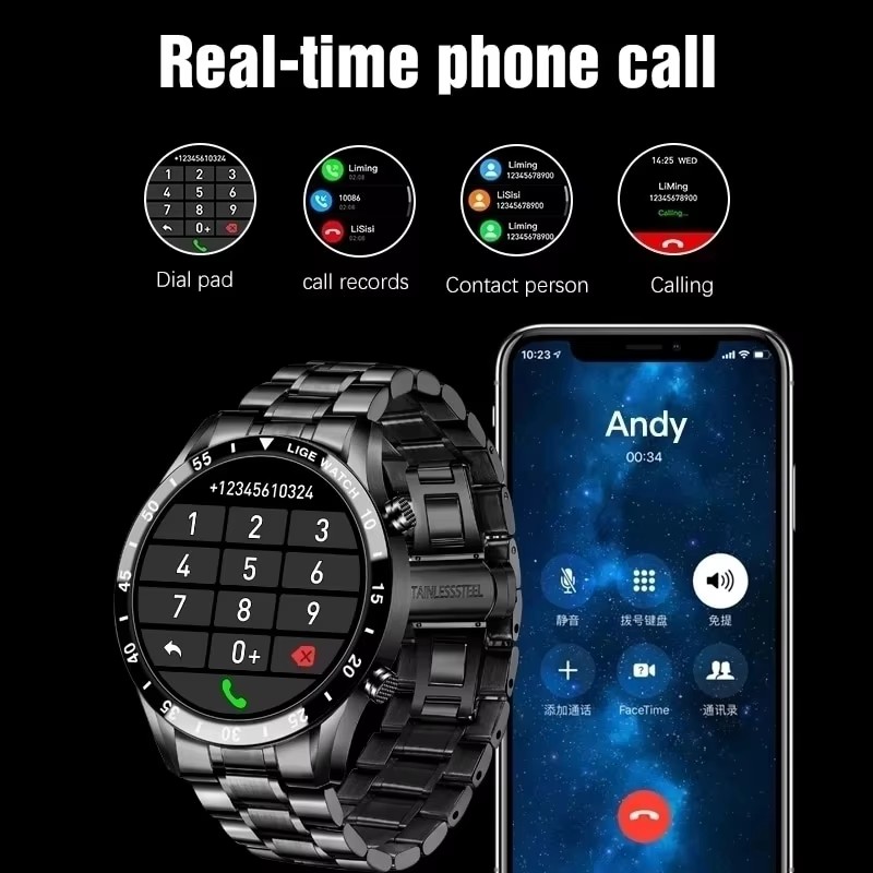 LIGE Nuovo Bluetooth Chiama As - Luxury Watch German recensione e prezzo