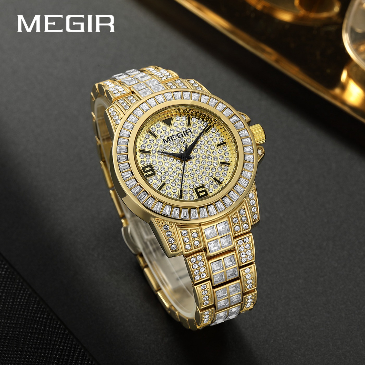 MEGIR Orologi di Lusso con Dia - Luxury Watch And Bracelet recensione e prezzo