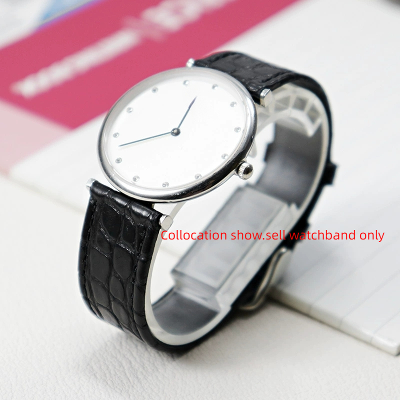 Sottile coccodrillo cinturino  - Cartier Watch Santos recensione e prezzo